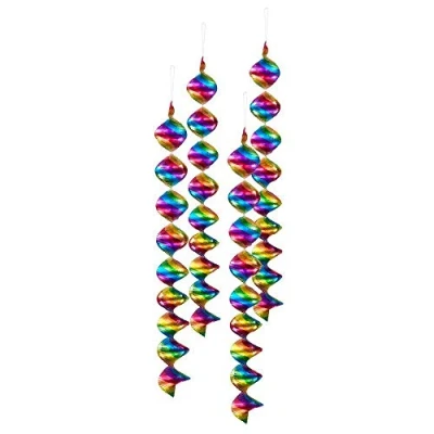 Afbeelding van Boland 4 Decoratiespiralen (7.5 x 60 cm) Multi Regenboog