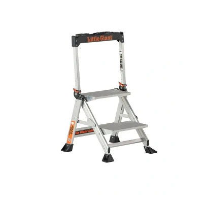 Afbeelding van Altrex trap Jumbo Step max. werkhoogte 2,46 m 2 treden &#039;extra groot&#039;