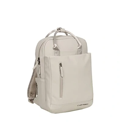 Afbeelding van New Rebels Harper Miami Beige 10L Rugzak Waterafstotend Laptop 13