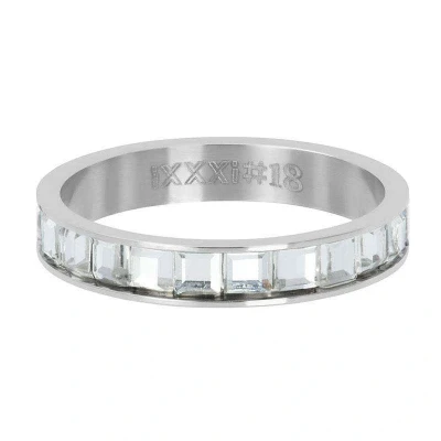 Afbeelding van Clear glass white iXXXi Vulring 4 mm Silver 21