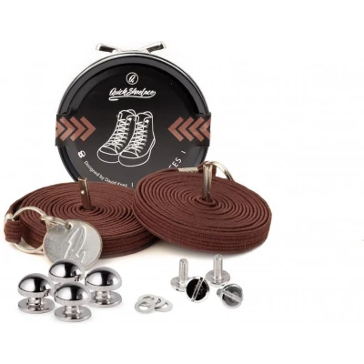 Afbeelding van Able2 Quickshoelaces casuel bruin