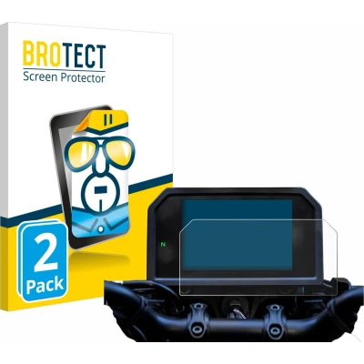 Afbeelding van BROTECT Screenprotector voor Yamaha Tracer GT 9+ 2023 Folie Beschermfolie transparant (2 Stuks)