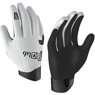 Afbeelding van SQlab One11 Fietshandschoenen Slim Fit Dun &amp; Flexibel Pols bescherming Externe draden Maat XL Wit/Zwart