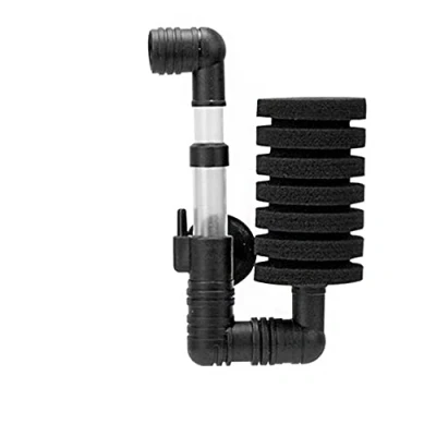Afbeelding van ANCLLO Luchtpomp Spons Filter Biochemische voor Aquarium Vissen Tank tot 60L Filter, Zwart