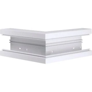 Afbeelding van Br65 bodemprofiel buitenhoek 65x130 mm verkeerswit br6513039016