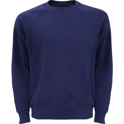 Afbeelding van Fruit Of The Loom Heren Raglan Mouwen Belcoro Sweatshirt (Donker Marine)