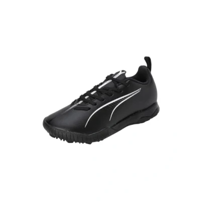 Afbeelding van Puma Ultra 5 PLAY TT JR Unisex Voetbalschoenen voor kunstgras kinderen, Maat: 28, Black/white Kunststof