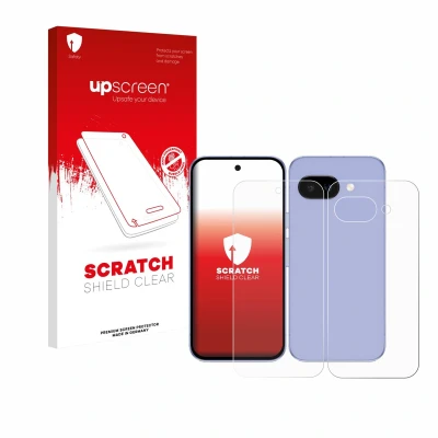 Afbeelding van upscreen Screenprotector voor Google Pixel 9a (Voor+Achter) Folie Beschermfolie transparant