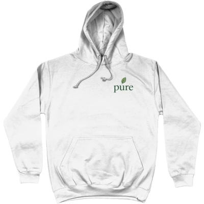 Afbeelding van Hoodie met opdruk pure wit XL