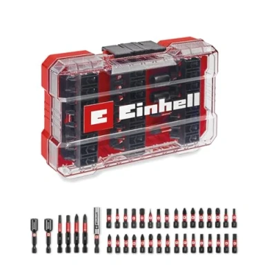 Afbeelding van Originele Einhell M CASE 39 delige Impact Bit Set (25 mm bits, 50 zeshoekige doppen, 60 bithouder incl. opbergdoos)