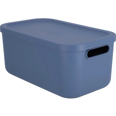 Afbeelding van Rotho Albula Opbergbox 12L Horizon Blauw