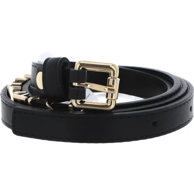 Afbeelding van VALENTINO Riem Emma Winter Belt W120 Nero / Oro Zwart