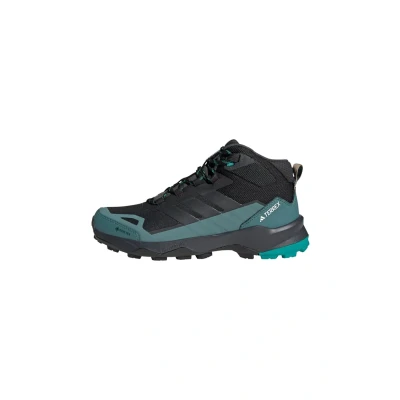 Afbeelding van adidas Heren Terrex SKYCHASER AX5 Mid GORE TEX Hiking Shoes, Core Black/Carbon/Pure Teal, 38 2/3 EU