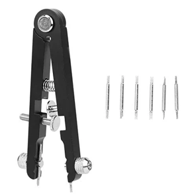 Afbeelding van Spring Bar Tang, Tang Tool Set, Pincet Kit Horloge Link Remover Set voor Bands Riemen (Zwart)
