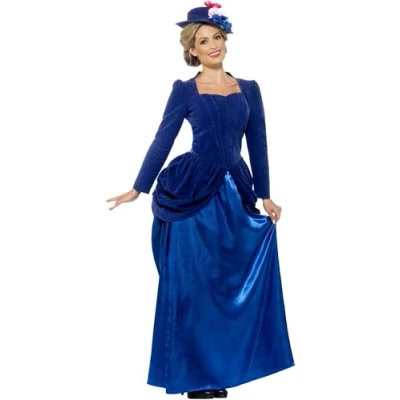Afbeelding van Middeleeuwen &amp; Renaissance kostuum Victoriaanse Ronde Dame Luxe Vrouw Small Carnaval Verkleedkleding