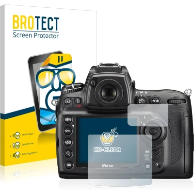 Afbeelding van BROTECT Screenprotector voor Nikon D700 Folie Beschermfolie transparant (2 Stuks)