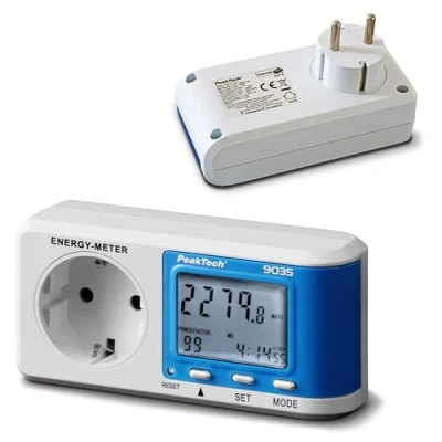 Afbeelding van PeakTech 9035 Energiekostenmeter 0,1 W resolutie met vermogensfactorberekening