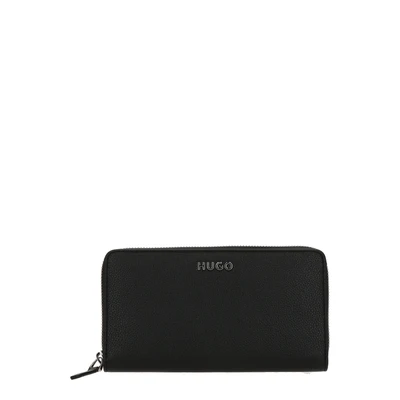 Afbeelding van HUGO ZIP Around Portemonnee, Dames, Maat: One Size, Black