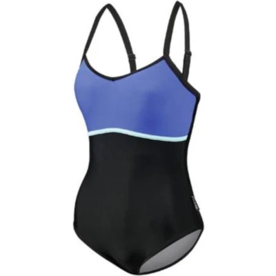 Afbeelding van Beco Badpak B cup Dames polyamide Blauw/zwart Maat 36