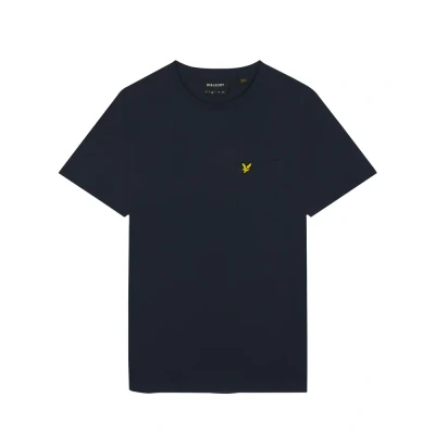 Afbeelding van Lyle &amp; Scott Pocket Tshirt basic, Heren, Maat: Medium, Dark navy