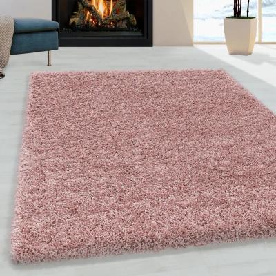 Afbeelding van Monaco Soft Shaggy Hoogpolig Vloerkleed Roze 240x340 cm