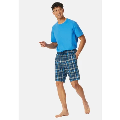 Afbeelding van SCHIESSER Pyjamabroek &#039; Bermuda Mix + Relax indigo