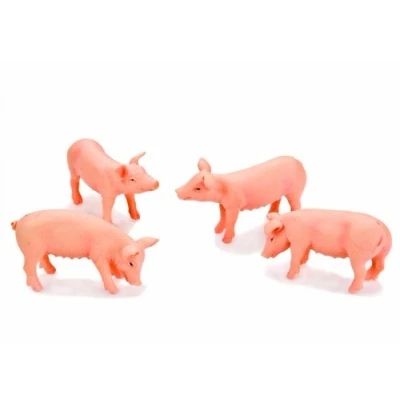 Afbeelding van Kidsglobe 571905 Farm Animal Varkensset, 4 stuks