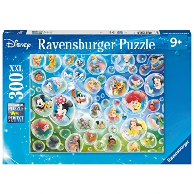 Afbeelding van Ravensburger Puzzle 80536 Disney&#039;s populairste figuren, 300 stukjes puzzel voor Disney fans vanaf 9 jaar exclusief bij Amazon