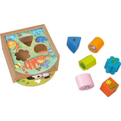 Afbeelding van HABA Sortierbox Tiere Houten speelgoed voor kinderen, Maat: One Size, Multi coloured