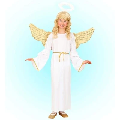 Afbeelding van WIDMANN engel kostuum voor kinderen (116 cm / 4 5 anni) Veelkleurig.