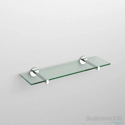 Afbeelding van Clou Flat planchet chroom en helder glas