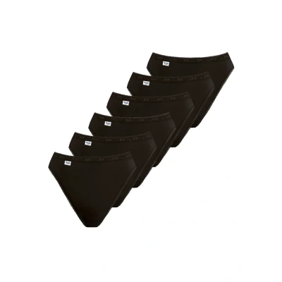 Afbeelding van Sloggi 6 PACK Basic + TAI Slip, Dames, Maat: 44, Schwarz