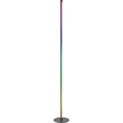 Afbeelding van Hama Slimme vloerlamp, LED hoeklamp met RGB kleurverandering + muzieksensor, 8W
