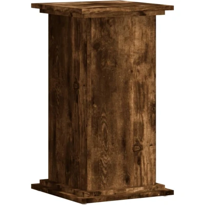 Afbeelding van vidaXL Plantenstandaard 33x33x60 cm bewerkt hout gerookt eikenkleurig