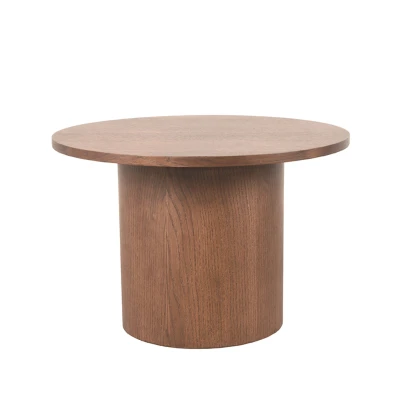 Afbeelding van LABEL51 Oliva salontafel 60x60x40cm walnoot Hout