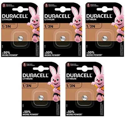 Afbeelding van Duracell DL1/3N 5x lithium batterij DL1/3N/2L76/CR11108