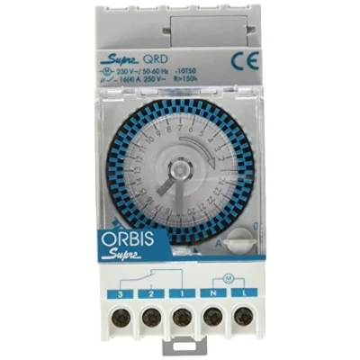 Afbeelding van ORBIS Zeitschalttechnik SUPRA QRD 230V DIN rail schakelklok Analoog 230 V/AC
