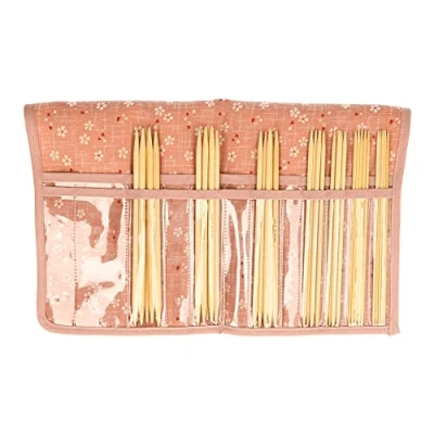 Afbeelding van Seekknit Seeknit Shirotake Roze (15 cm) Sokkennaalden volledige set 1 stuk
