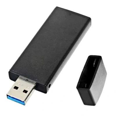 Afbeelding van USB 3.0 naar 42 mm NGFF M2 B/M key SSD Externe PCBA Conveter Adapter Silver Case