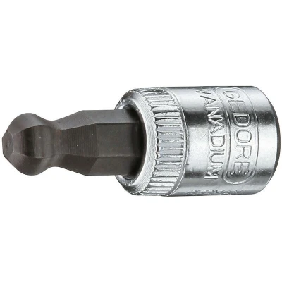 Afbeelding van Gedore Dopsleutel schroevendraaier 1/4&quot; kogelkop binnenzeskant 4 mm IN 20 K