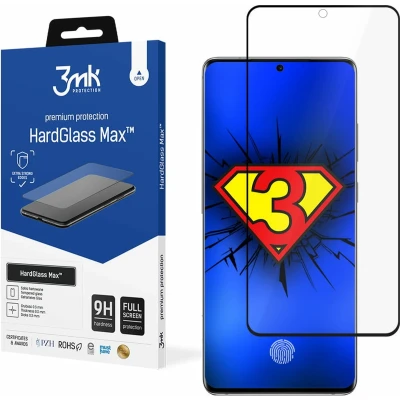 Afbeelding van Samsung Galaxy S20 5G Black 3mk HardGlass Max FingerPrint