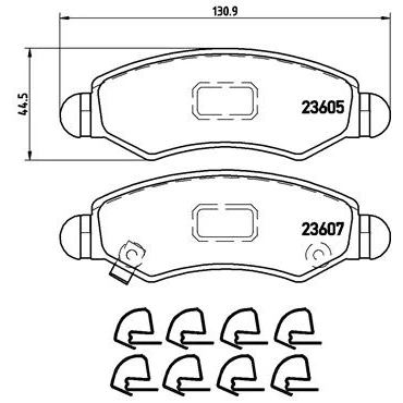 Afbeelding van Brembo Remblokset P 79 015