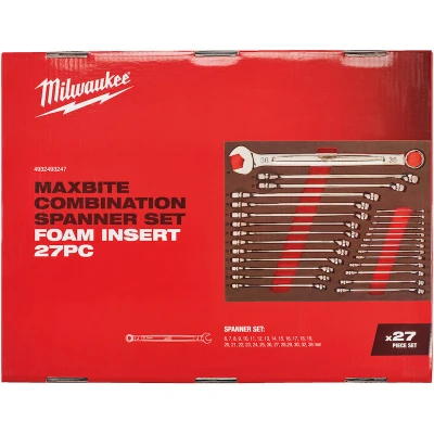 Afbeelding van Milwaukee Accessoires Foam inlay ring steeksleutelset MAXBITE™ 6 mm 36 (27 delig) 4932493247