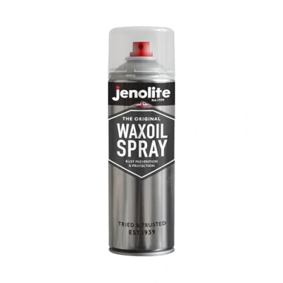 Afbeelding van JENOLITE Waxoil Roestpreventie en bescherming Spuitbus ROESTBESCHERMING Corrosiebeschermingsspray voor auto/fiets/motorfiets 500 ml