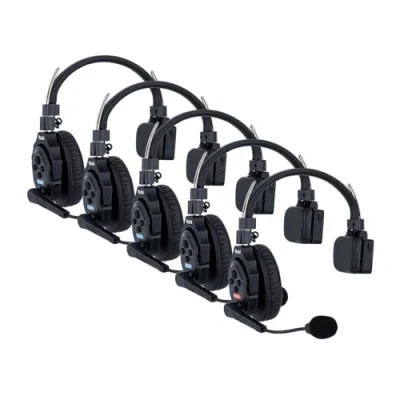 Afbeelding van Rollei Xtalk X5 intercom headset, flexibel, ruisonderdrukking, live audio, tot 350 m bereik, 20 uur batterijduur (Xtalk X5)