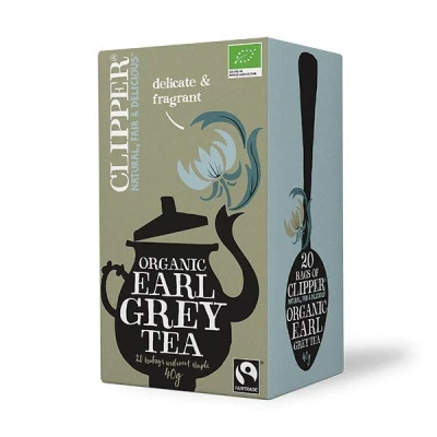Afbeelding van Clipper Earl grey tea bio 20 zakjes