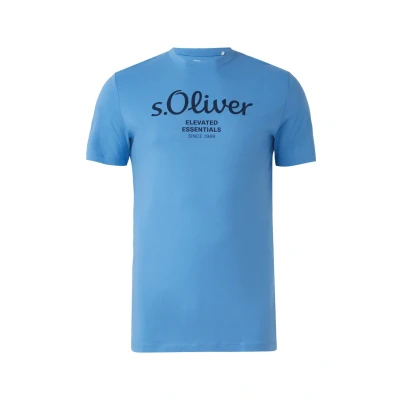 Afbeelding van s.Oliver Tshirt print, Heren, Maat: L Tall, Royalblau