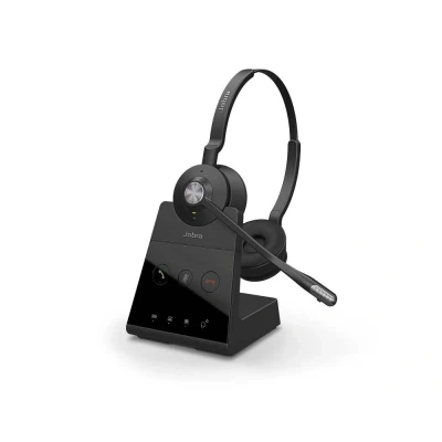Afbeelding van Engage 65 SE stereo headset, basis, stroomvoorziening, 1,5 m USB C naar A kabel, bureautelefoonkabel, Quick Start Guide, garantie en waarschuwing (veiligheidsleafletten)