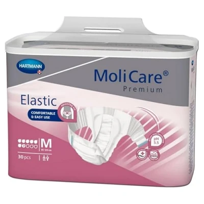 Afbeelding van Molicare Premium Slip Elastic 7 gouttes Medium 6 paquets de 30 protections