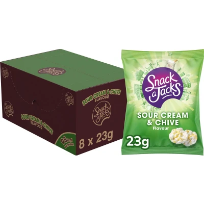 Afbeelding van Snack A Jacks Cream Chive 8x23g